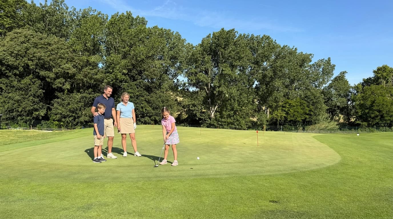 Golf en familia: actividades para todas las edades cerca de Barcelona